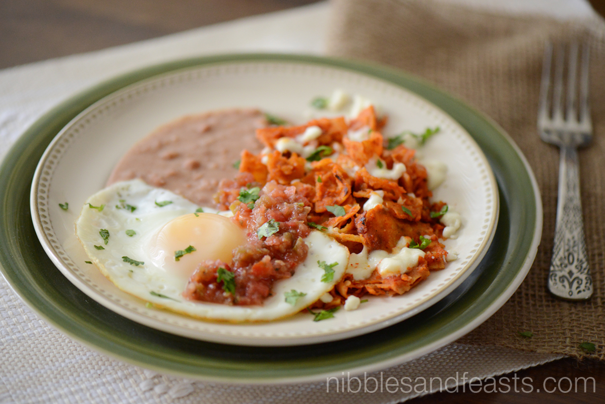 Restaurant Style Chilaquiles Nibbles and Feasts
