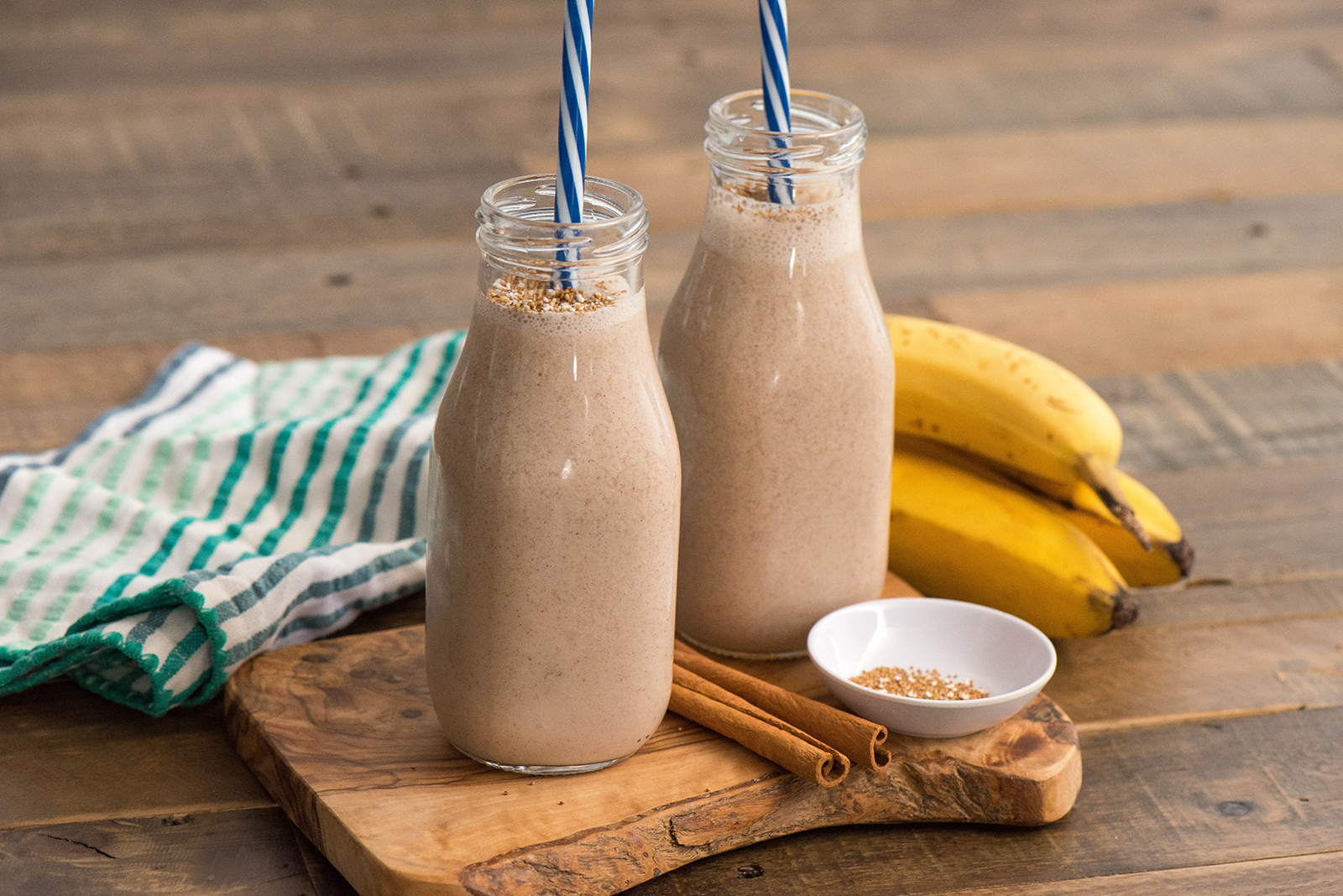 Cinnamon Pecan And Cereal Smoothie With Amaranth Nibbles And Feasts