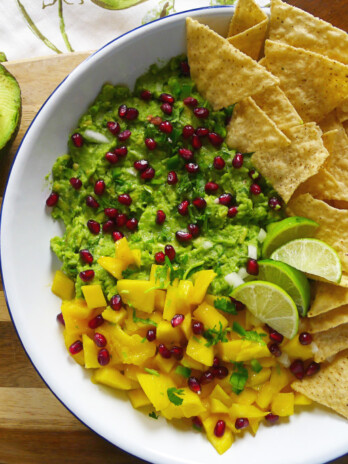 Mango Pomegranate Guacamole