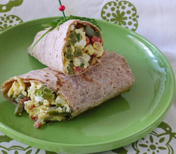 Pico De Gallo Cactus Breakfast Burrito