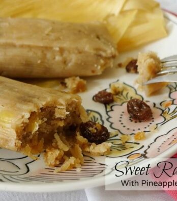 Raisin and Pineapple Tamales