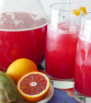 Prickly Pear Blood Orange Cooler