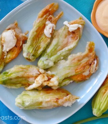 Stuffed Squash Blossoms