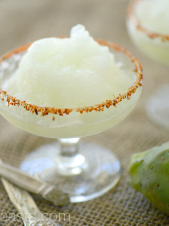 Green Prickly Pear Ice with Tequila