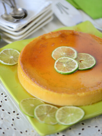 Lime Flan