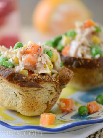 Tuna Salad Bread Cups