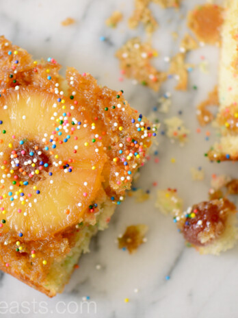 Pineapple upside down cake