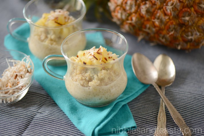 Quinoa con Leche, Pineapple and Coconut - Nibbles and Feasts