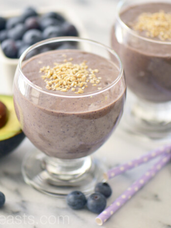 Avocado Blueberry Smoothie