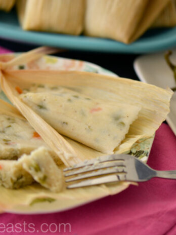 Tamales de Nopales y Jalapeños