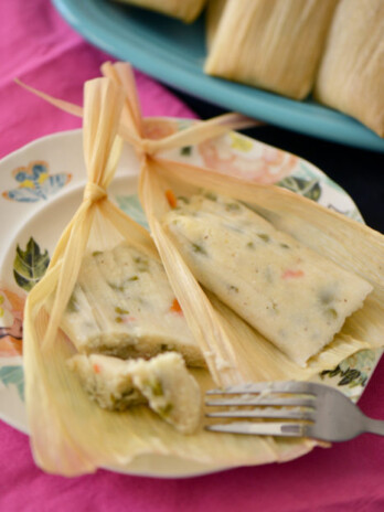 Tamales de Nopales y Jalapeños