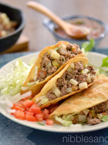 Picadillo Crispy Tacos