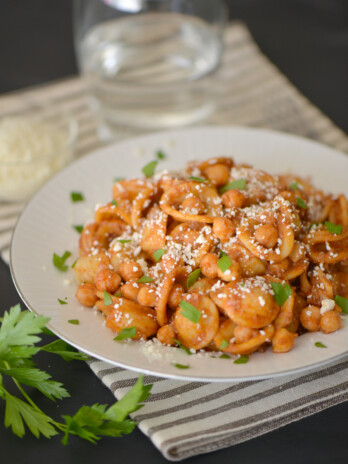 Chorizo and Chickpea Orecchiette