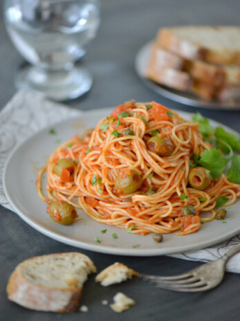 Spageti a la Veracruzana