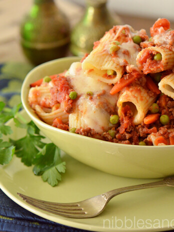 vegetable melange beef rigatoni