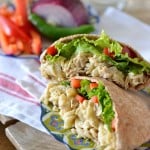 Tuna Creamy Broccoli Pasta Pitas
