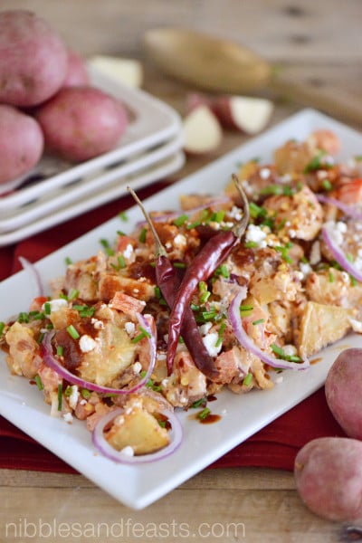 Spicy Red Chipotle Potato Salad
