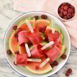 Watermelon Rasperry Paletas