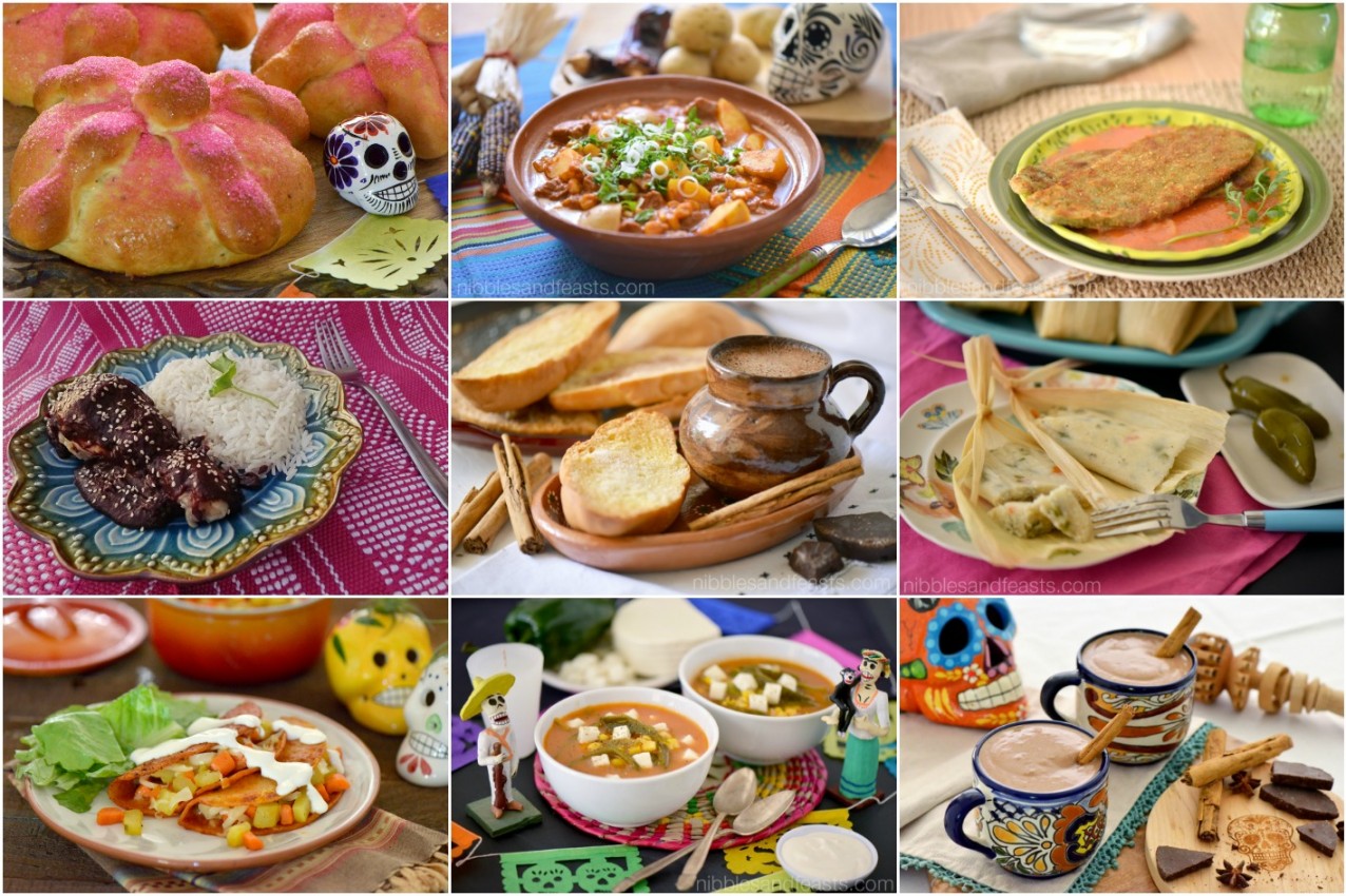 Recipes for Dia de Muertos - Nibbles and Feasts