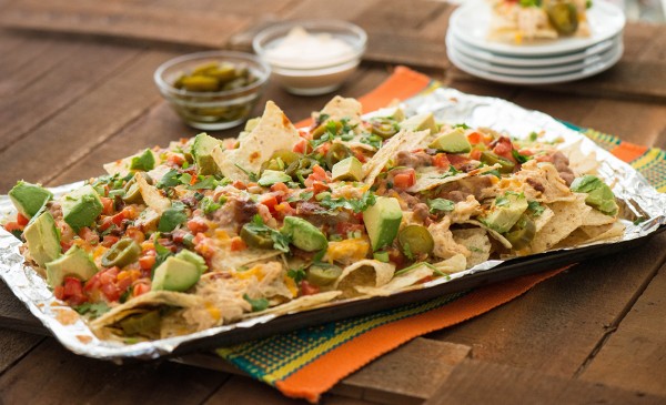 Chipotle Chicken Nachos - Nibbles and Feasts
