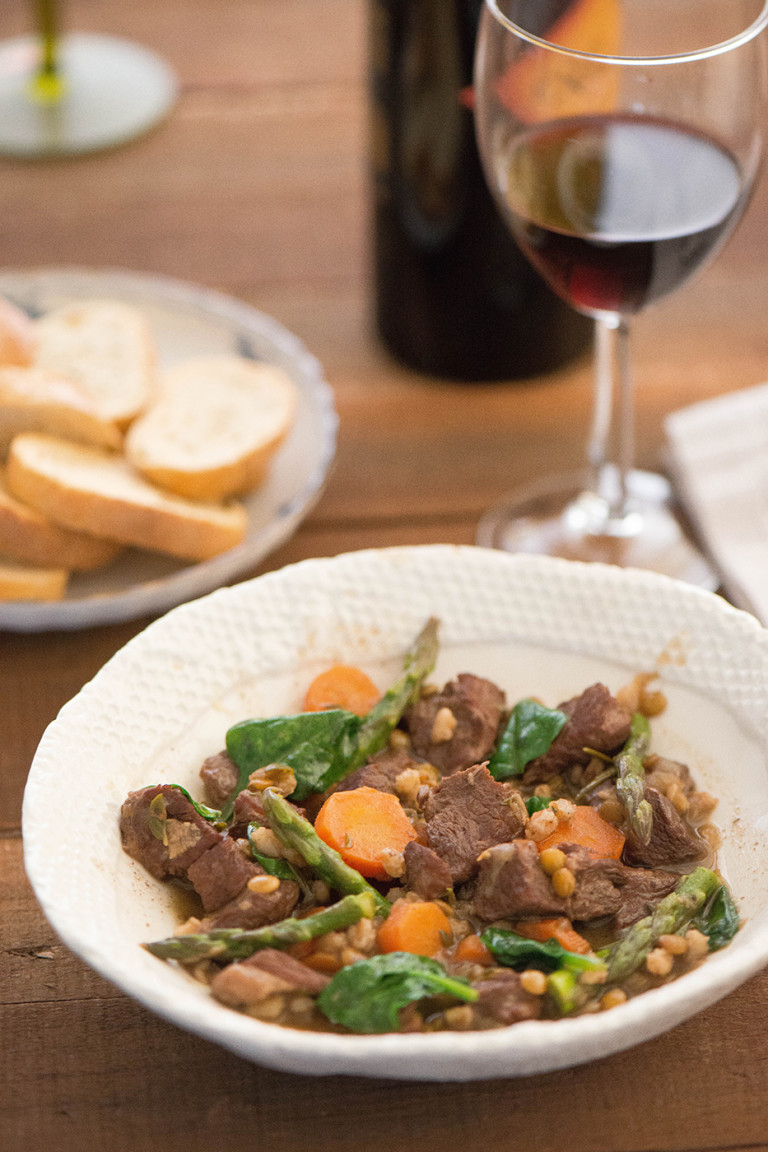 Ragout Of Lamb With Vegetables Farro And Lentils Nibbles And Feasts 8681