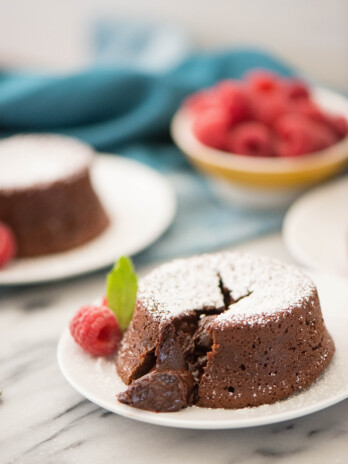 Mexican Chocolate Lava Cakes