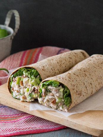 Mexican Turkey Salad Wrap