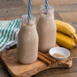Cinnamon pecan yogurt smoothie