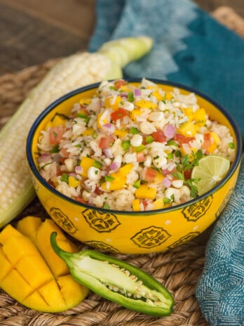 Mango Corn Rice Salad