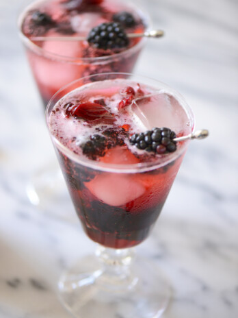 Blackberry Hibiscus Fizz