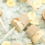 Cinnamon, Almond Butter Banana Paletas