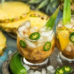 Grilled Pineapple Jalapeño Iced Tea