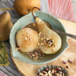 Chamomile Honey Tea Poached Pears