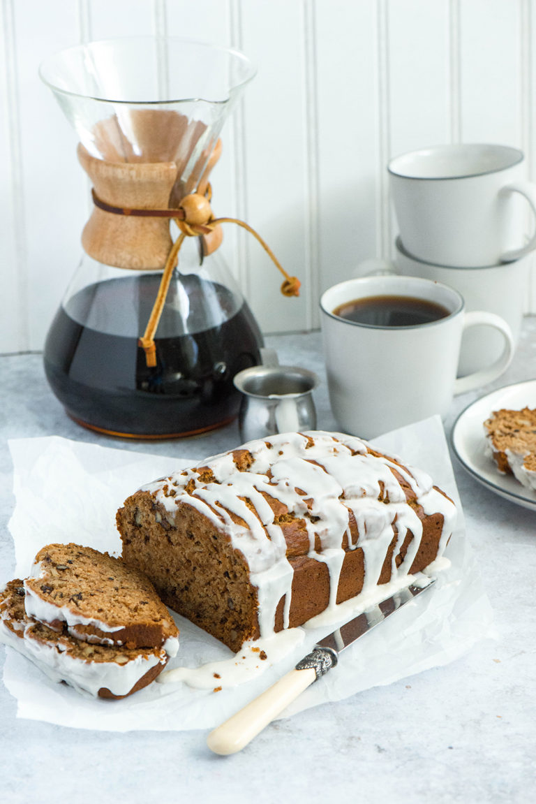 Rum Glaze Banana Bread Nibbles and Feasts