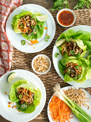 Soy Chorizo Lettuce Cups