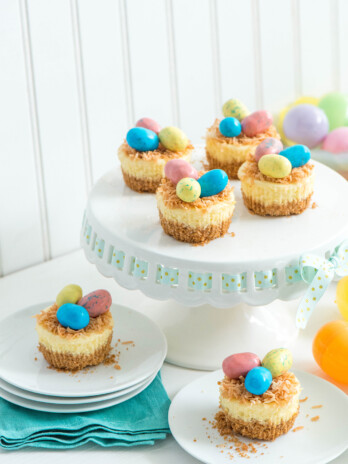 Mini Easter Cheesecake Nests