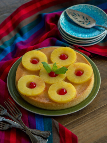 pineapple flan