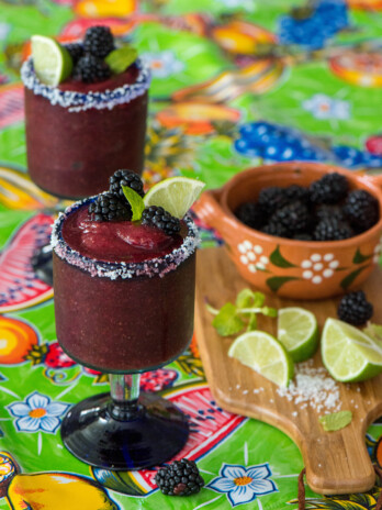 Frozen Blackberry Margarita