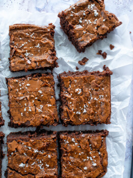 Brown Butter Mexican Chocolate Brownines