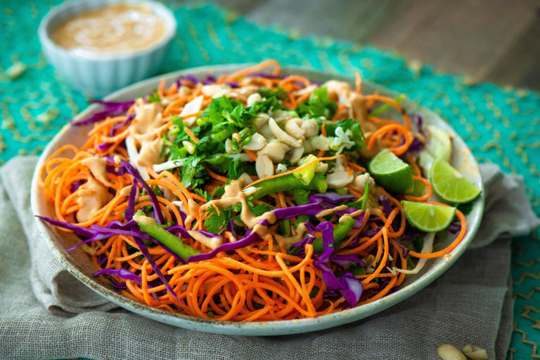Sweet Potato Thai Noodle Salad
