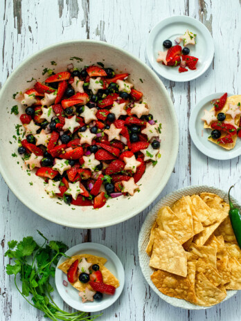 Red White and Blue Salsa