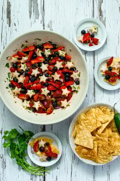 Red White and Blue Salsa