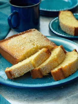 Queso Fresco Pound Cake