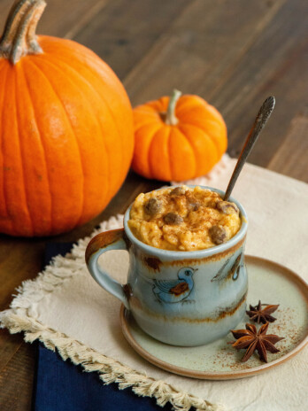 Pumpkin arroz con leche