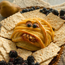 Baked Brie Mummy - Nibbles and Feasts