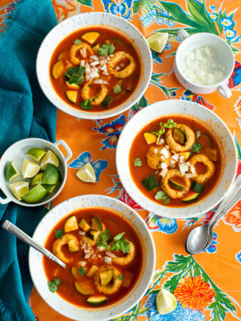 Vegetable Masa Ball Soup