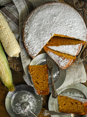 Pumpkin Corn Cake