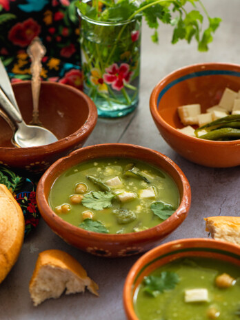 cilantro Garbanzo Soup