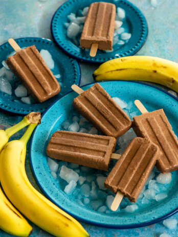 Banana Chocolate Popsicles