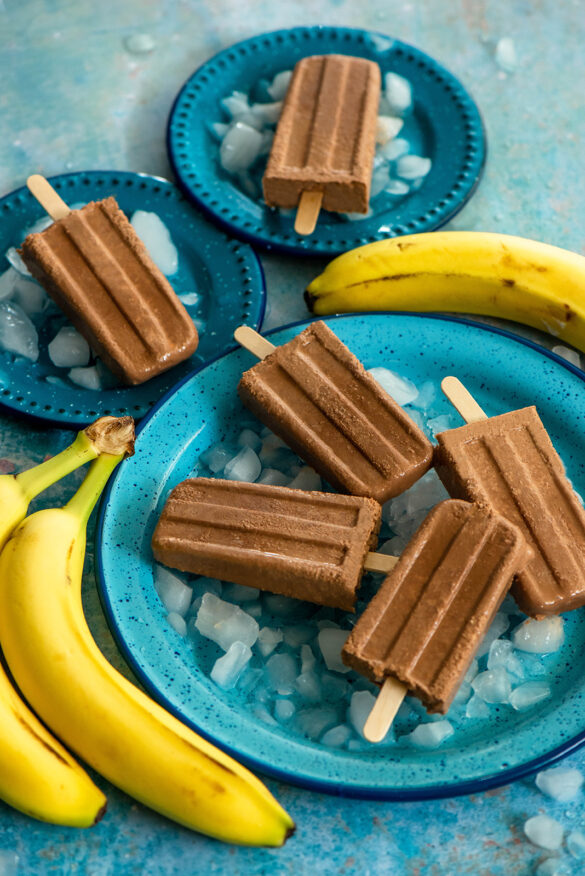 Banana Chocolate Popsicles